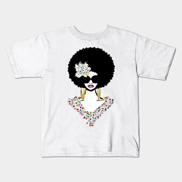 Beauty in Flowers Kids T-Shirt by thejavagirl